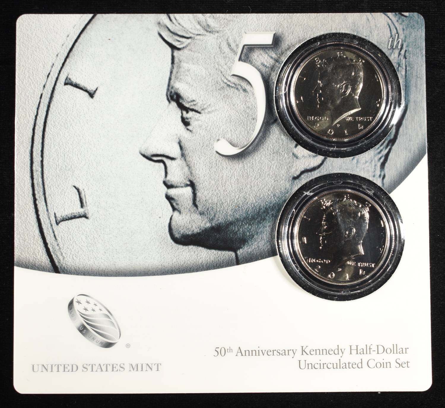 (2) 2014 KENNEDY HALF 50TH ANNVIVERSARY SETS