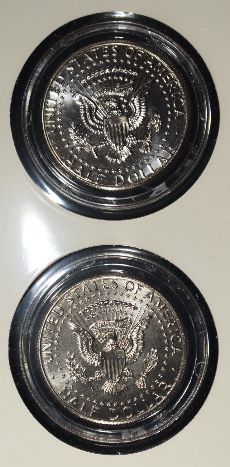 (2) 2014 KENNEDY HALF 50TH ANNVIVERSARY SETS