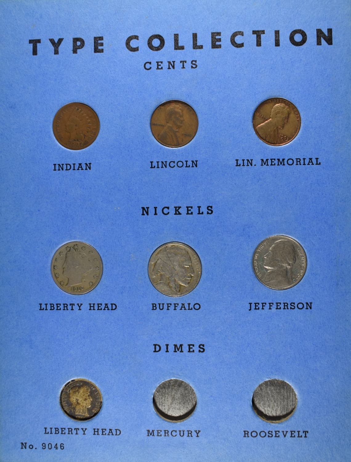 TYPE COLLECTION 20TH CENTURY US COINS WHITMAN