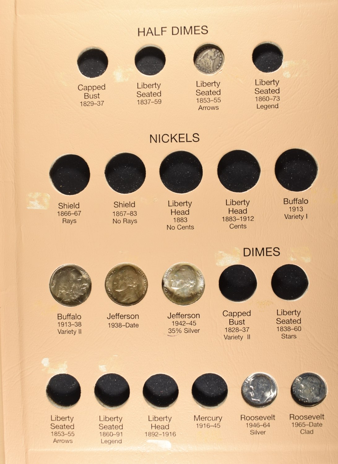 PARTIAL TYPE SET IN DANSCO ALBUM SOME SILVER