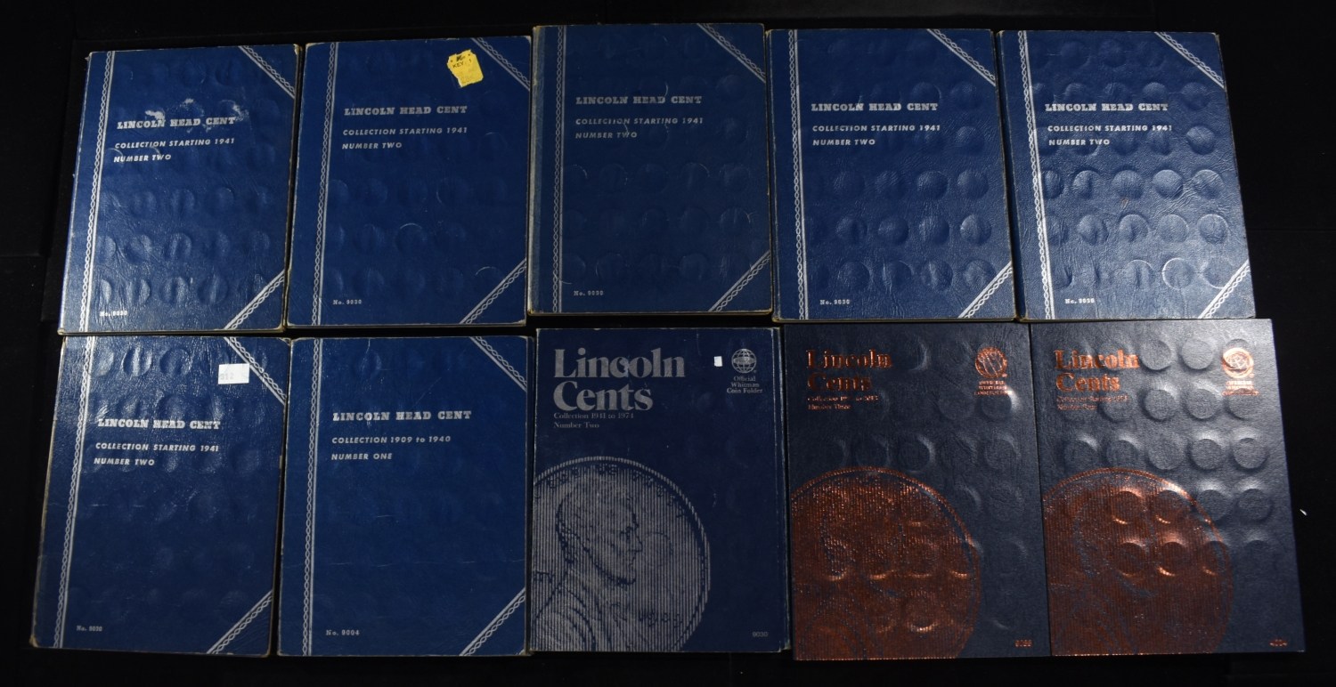 (10) LINCOLN CENT COLLECTIONS