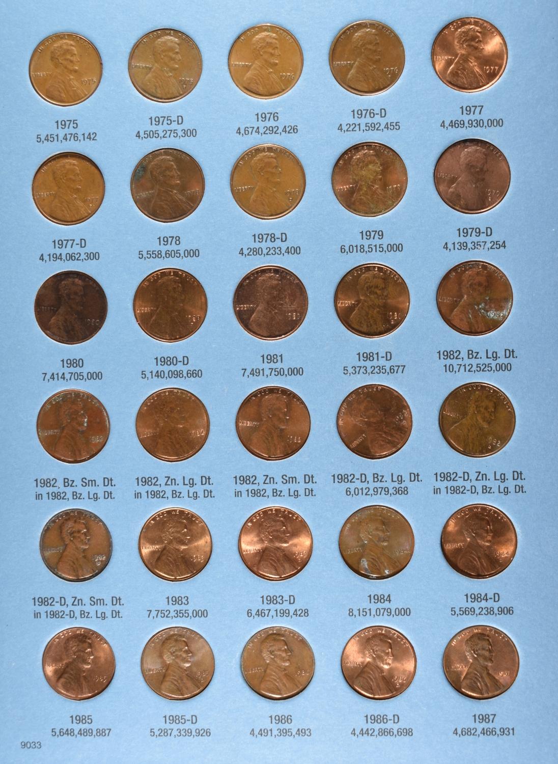(10) LINCOLN CENT COLLECTIONS