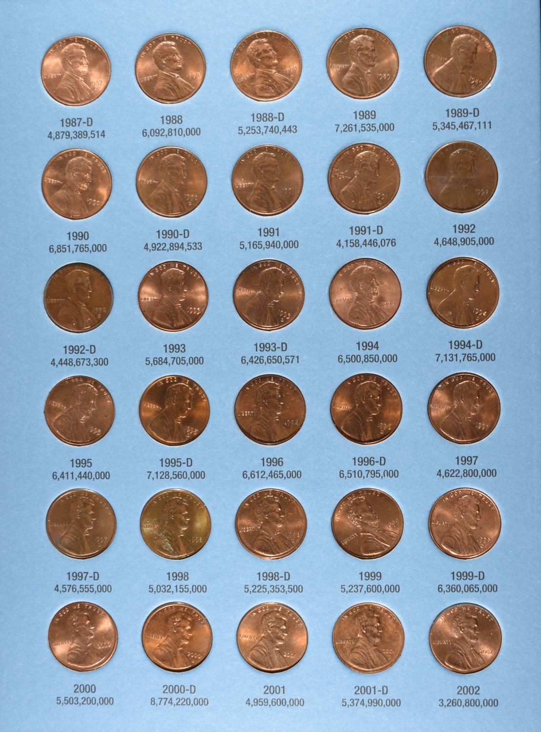 (10) LINCOLN CENT COLLECTIONS