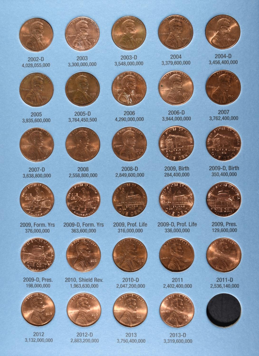 (10) LINCOLN CENT COLLECTIONS