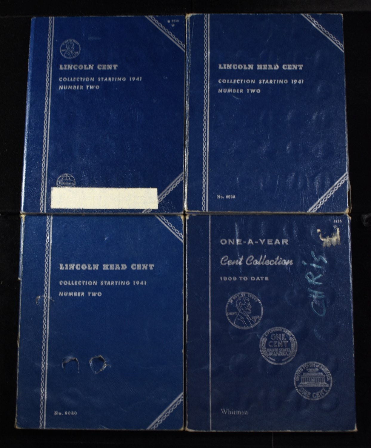 (4) LINCOLN CENTS COLLECTION