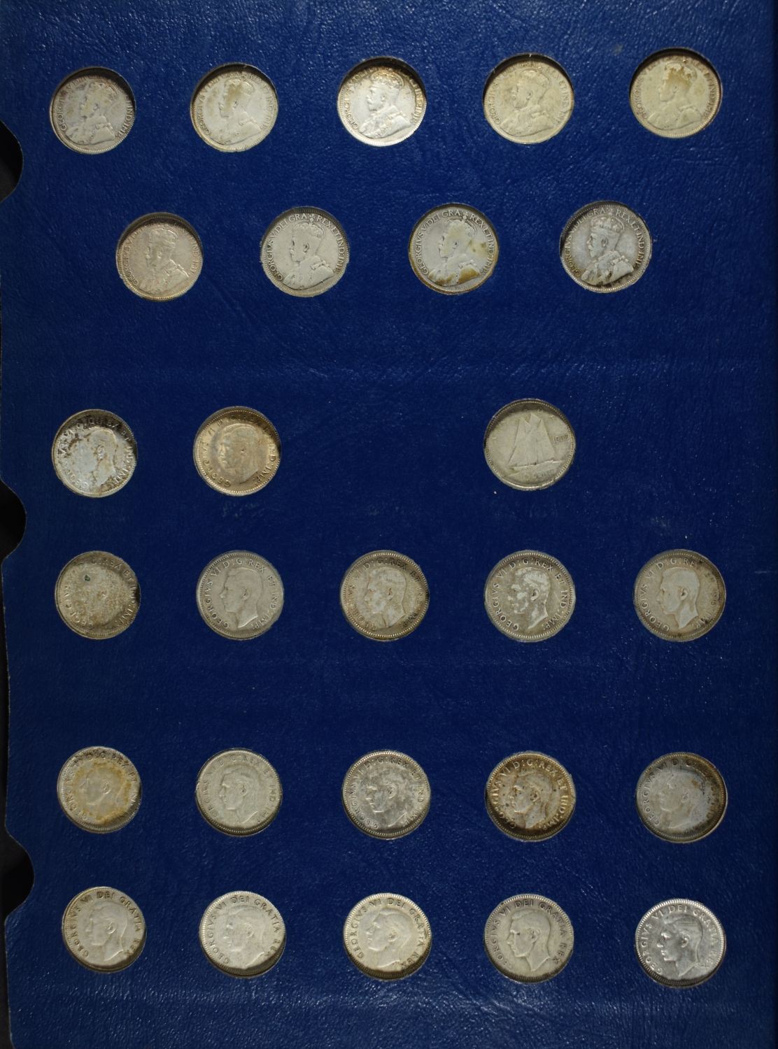 CANADIAN DIMES COLLECTION