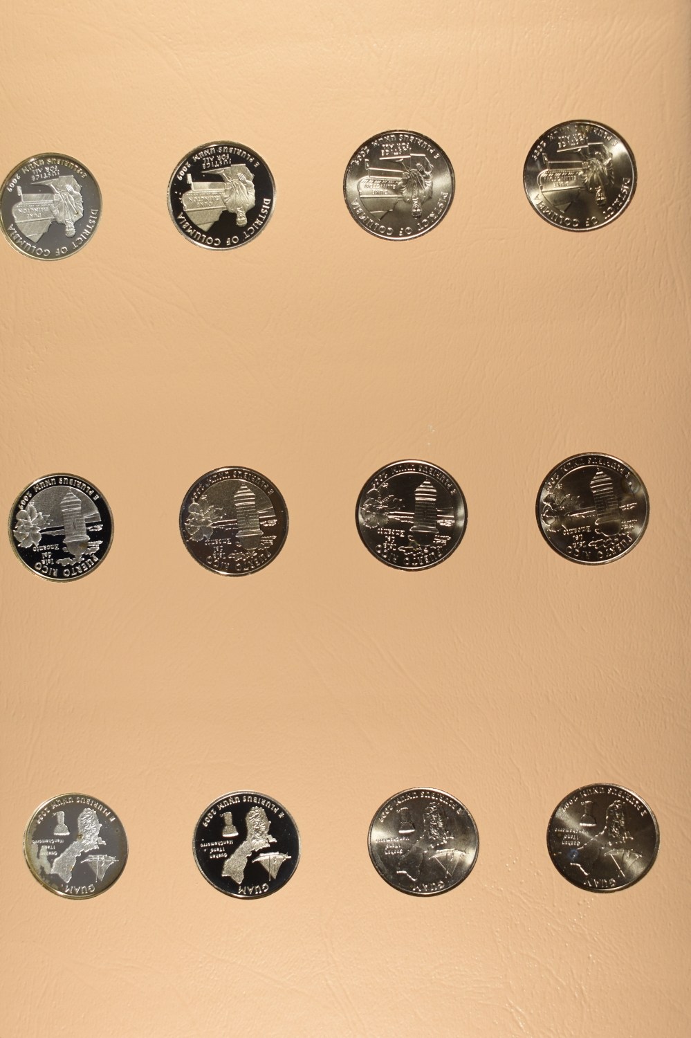 DIST OF COLUMBIA & US TERR. QUARTERS COLLECTION BU