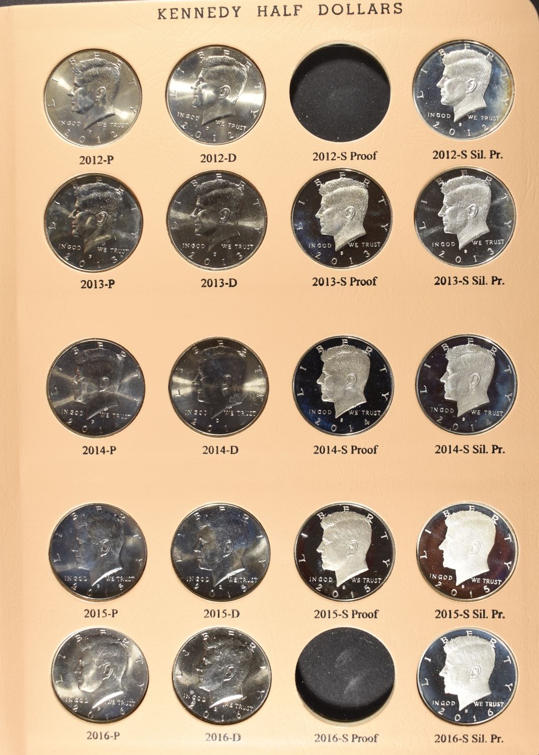 KENNEDY HALF DOLLAR COLLECTION