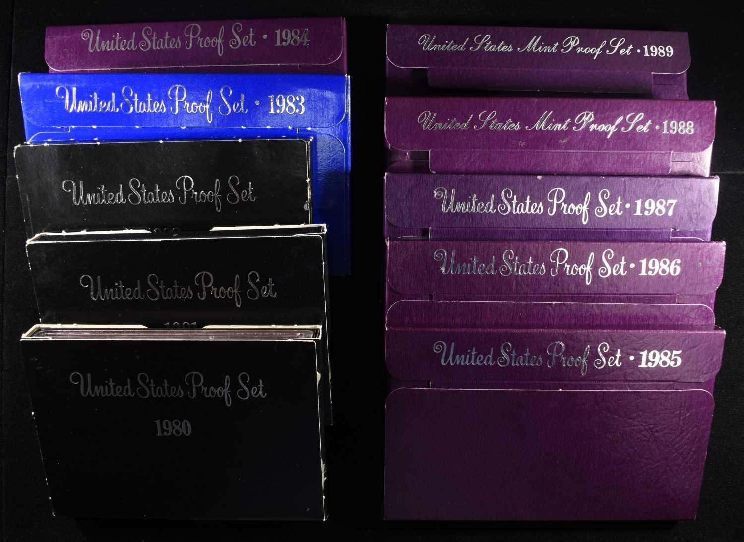 1980-1989 PROOF SETS