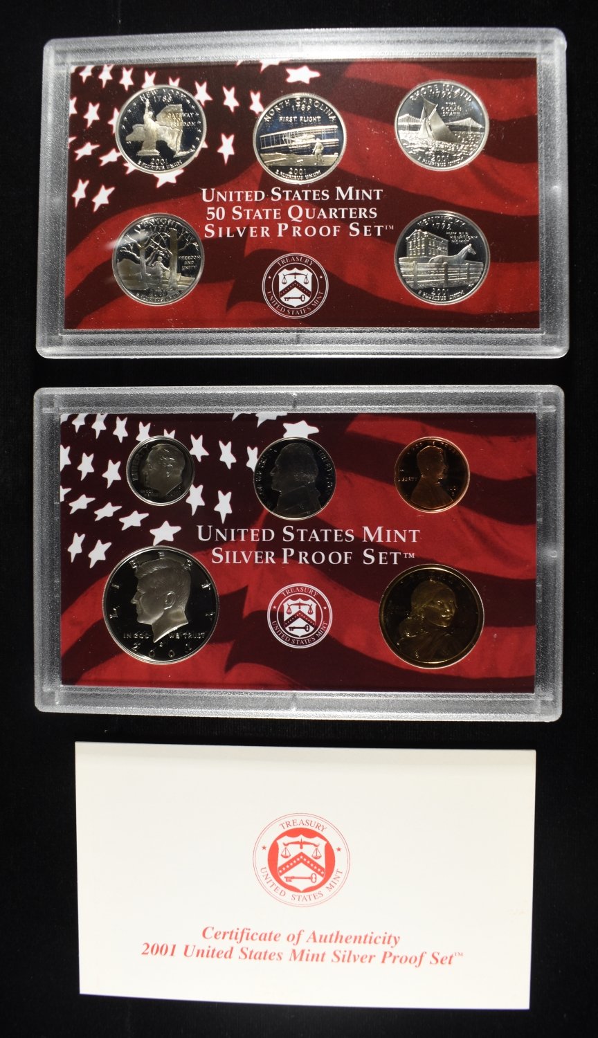 2001 US SILVER PROOF SET