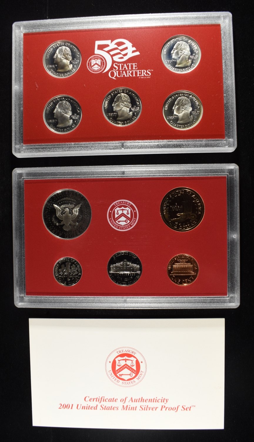2001 US SILVER PROOF SET