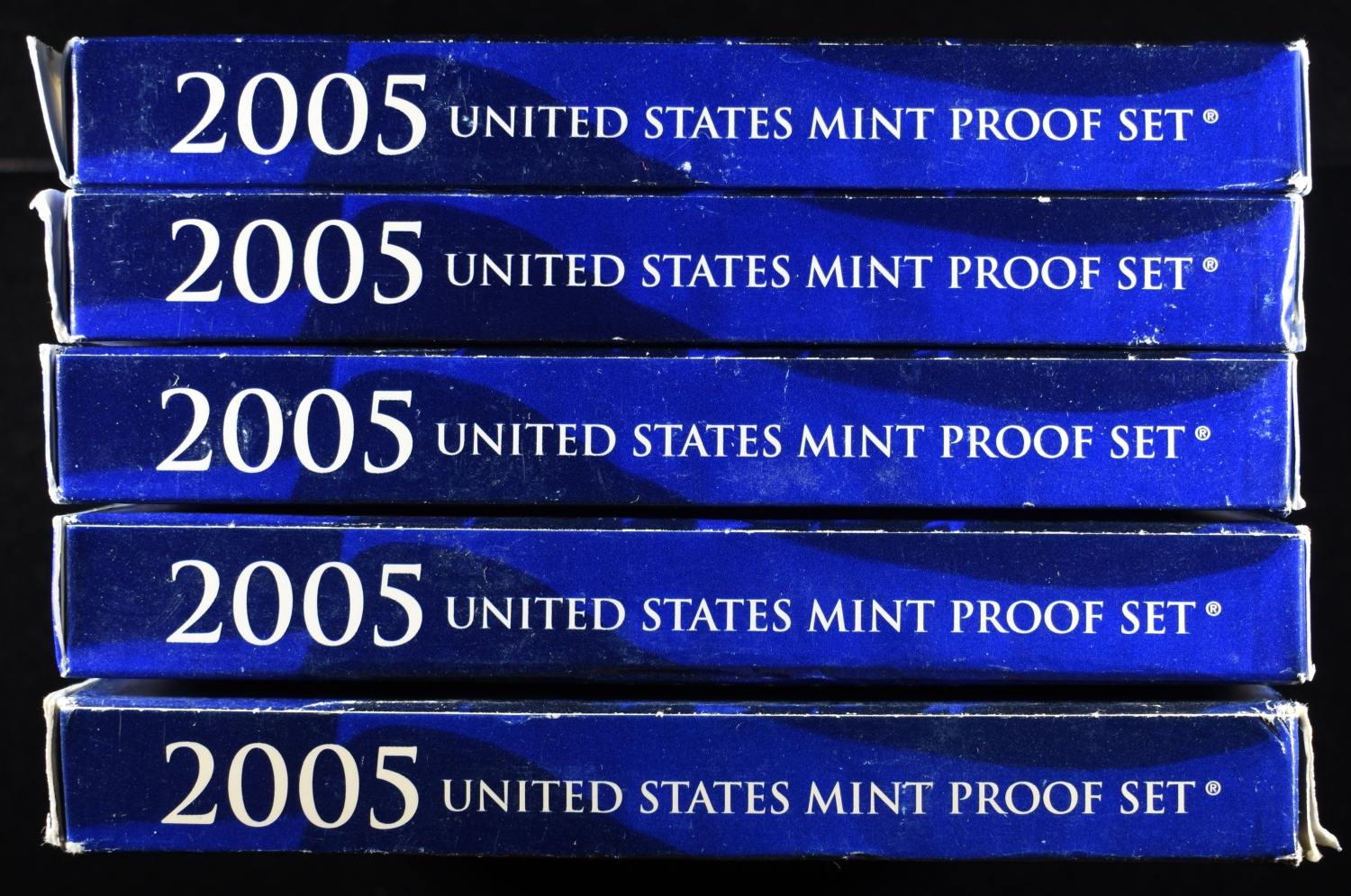 (5) 2005 MINT PROOF SETS