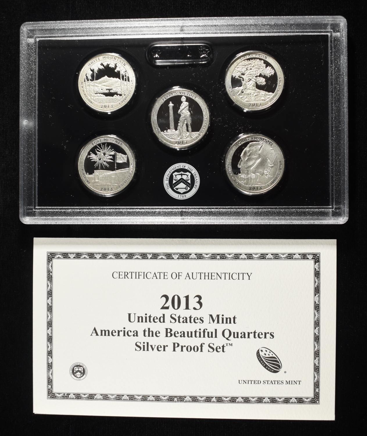 2013 SILVER QUARTER PROOF SET
