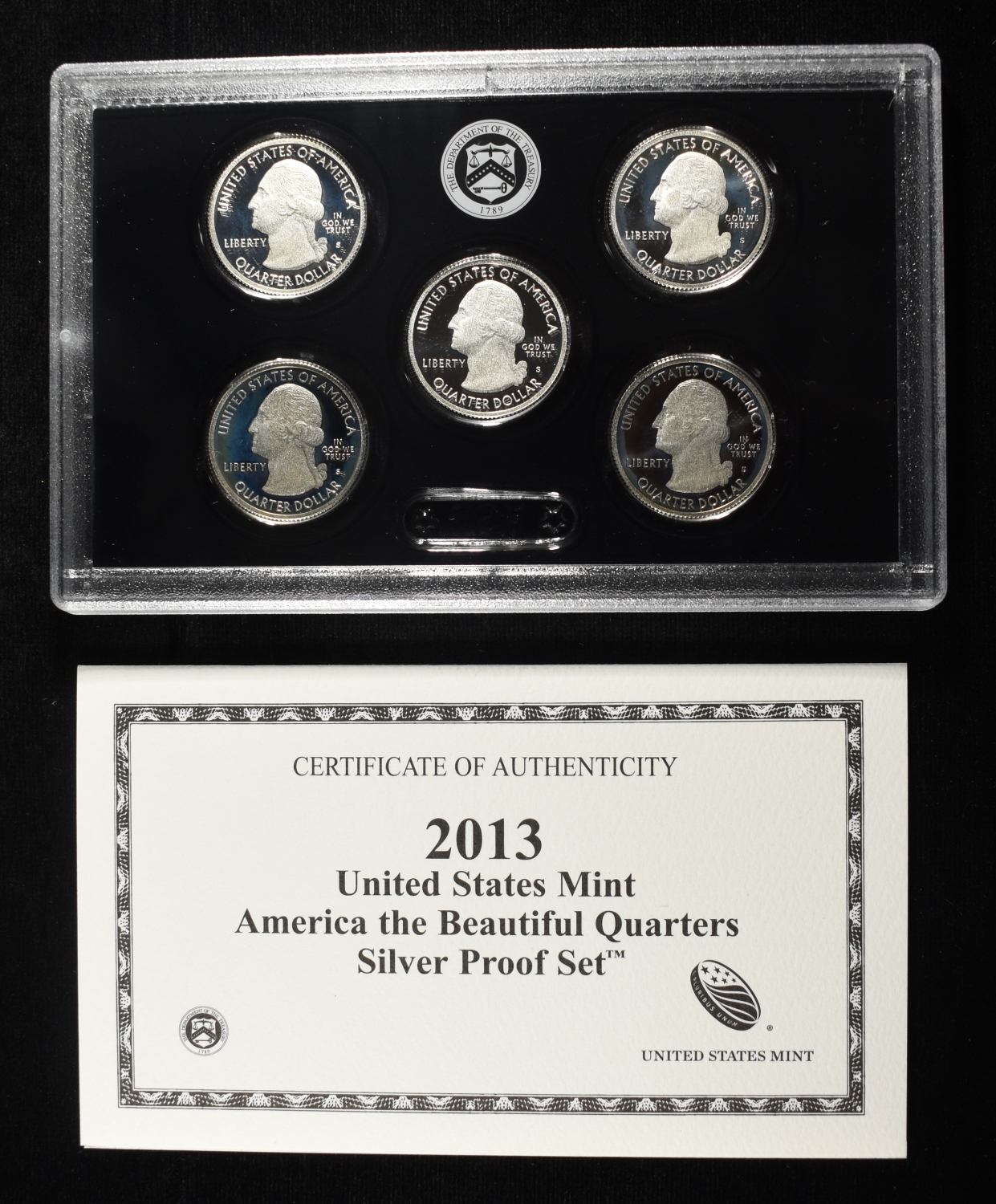 2013 SILVER QUARTER PROOF SET
