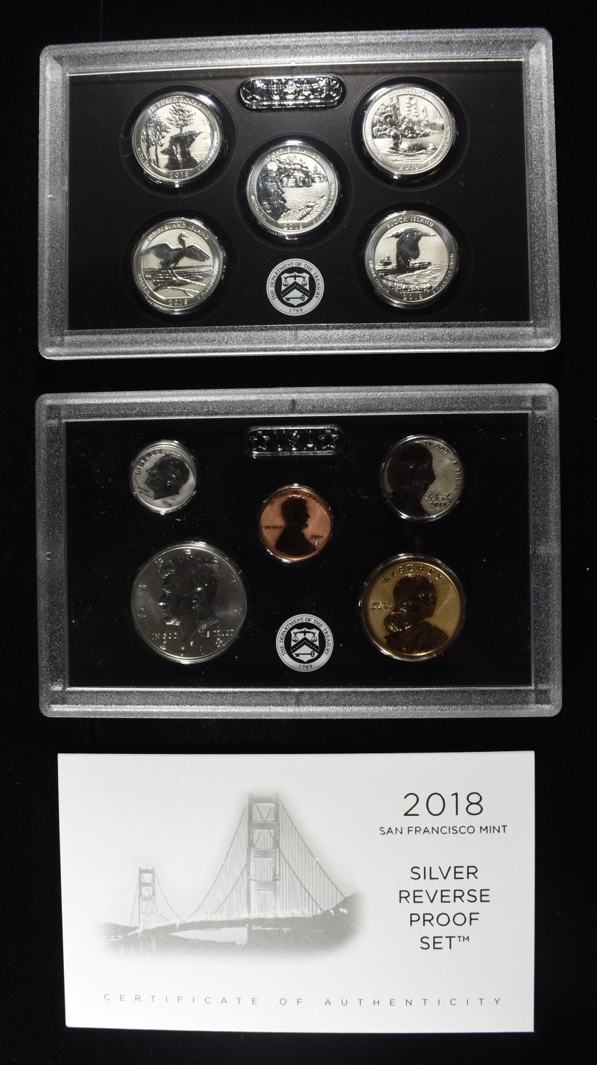 2018 SILVER REVERSE PROOF SET