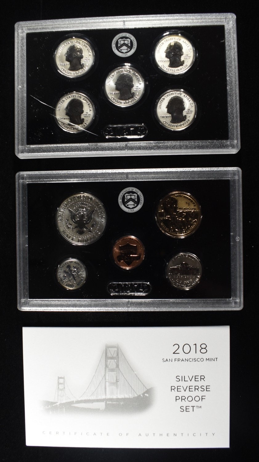 2018 SILVER REVERSE PROOF SET
