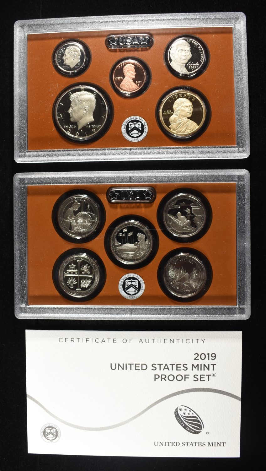 (2) 2019 US PROOF SET