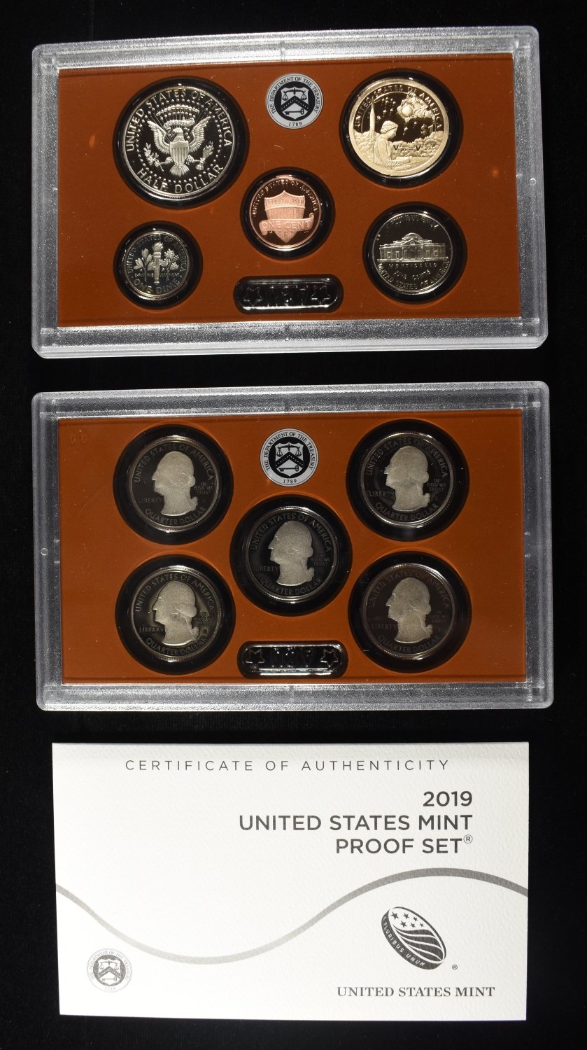 (2) 2019 US PROOF SET