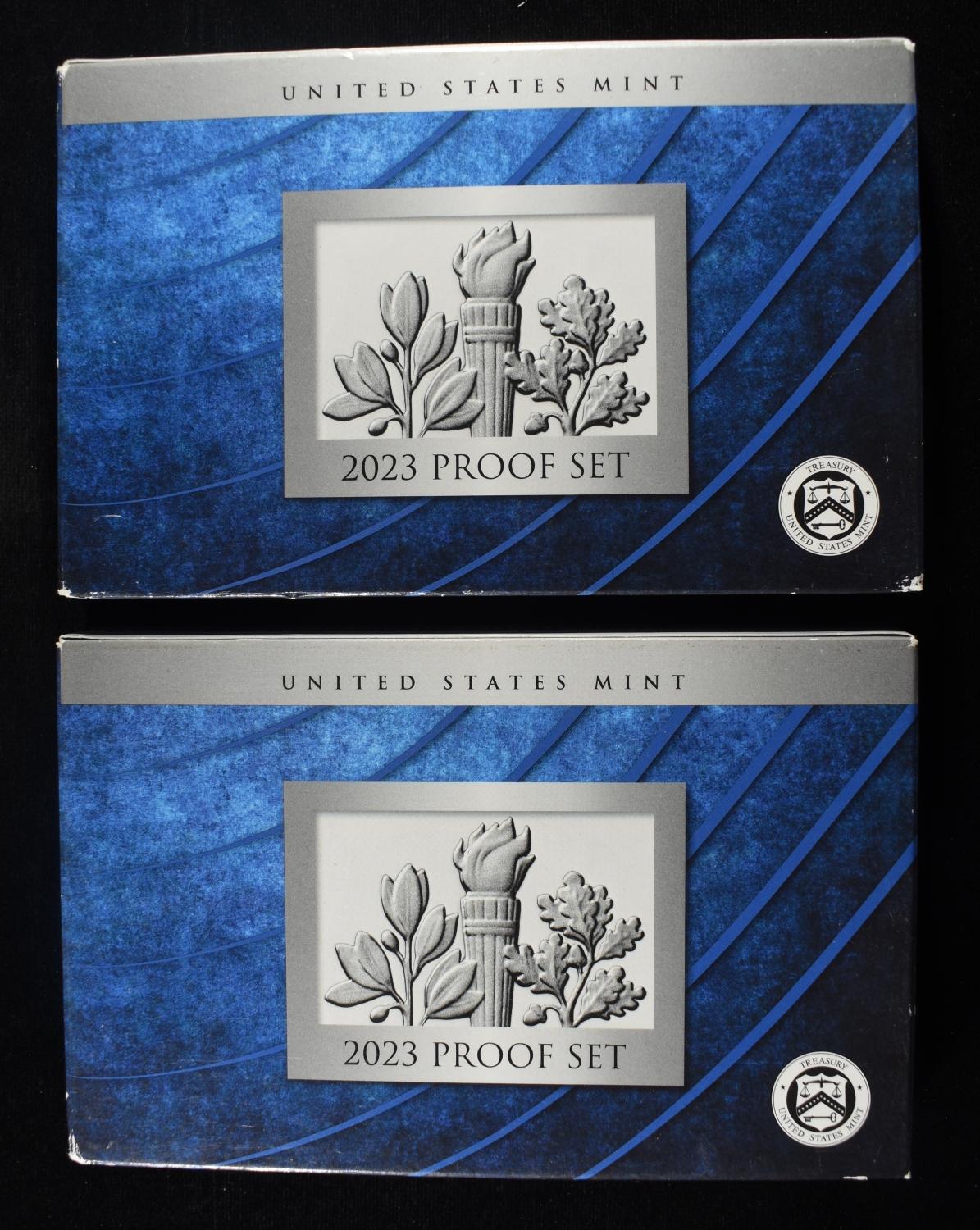 (2) 2023 US PROOF SETS
