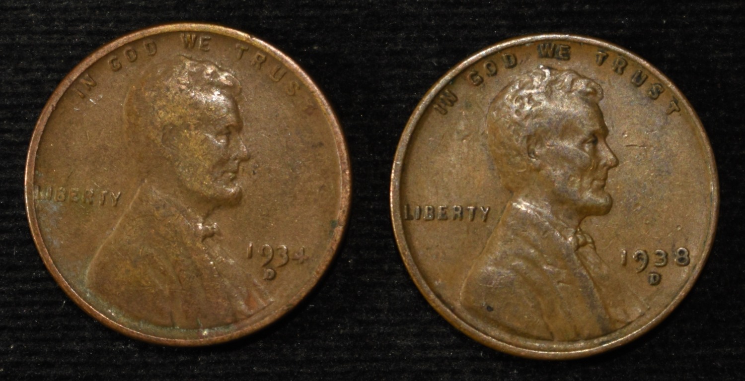 (500) WHEAT CENTS: MIXED DATES