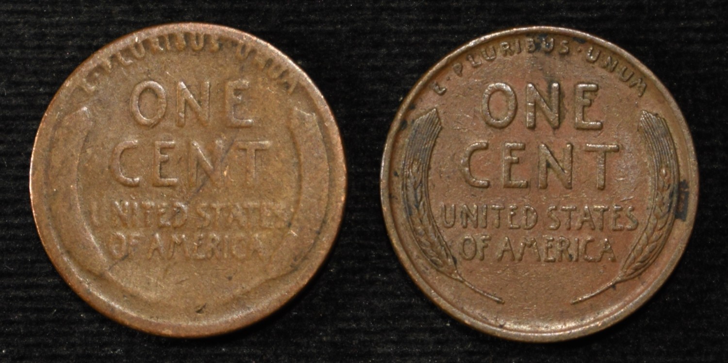 (106) WHEAT CENTS FROM THE TEENS