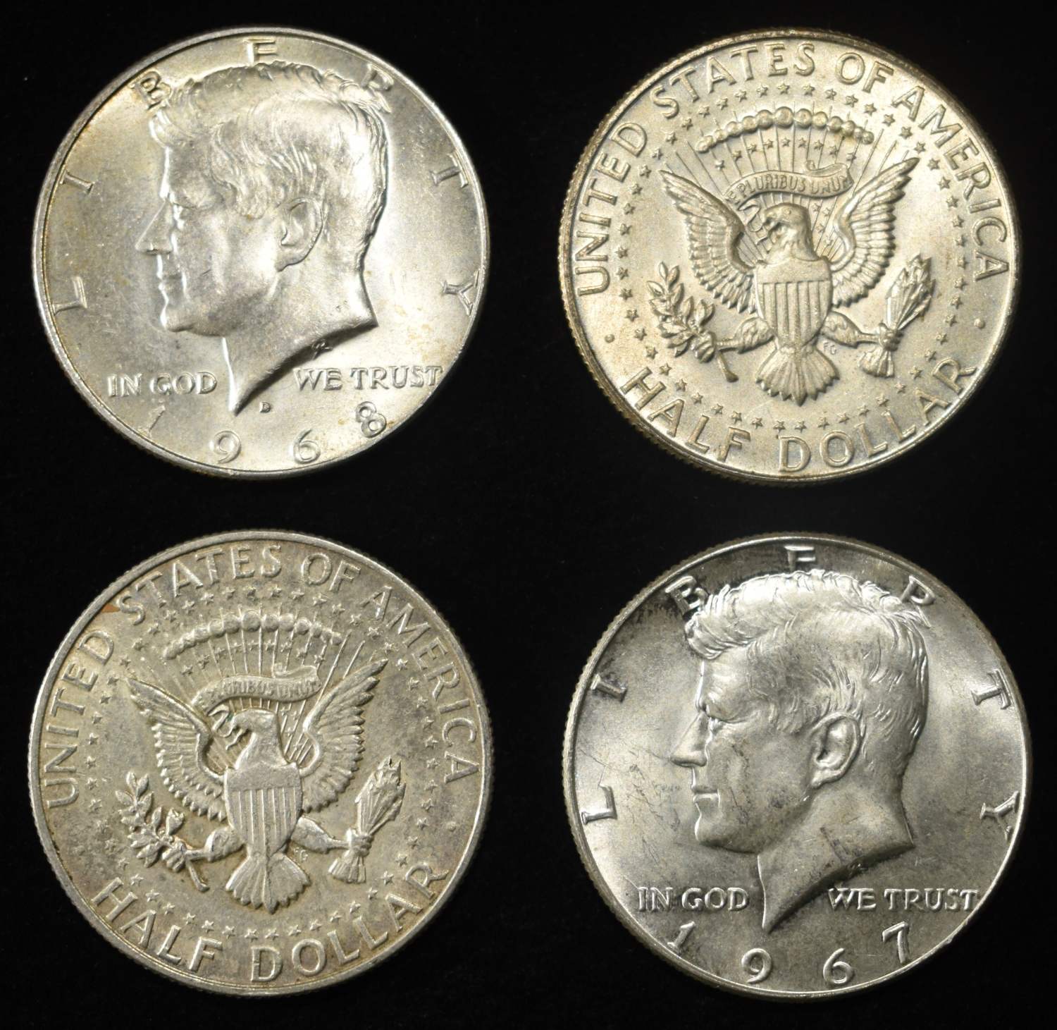 (20) 40% SILVER KENNEDY HALF DOLLARS