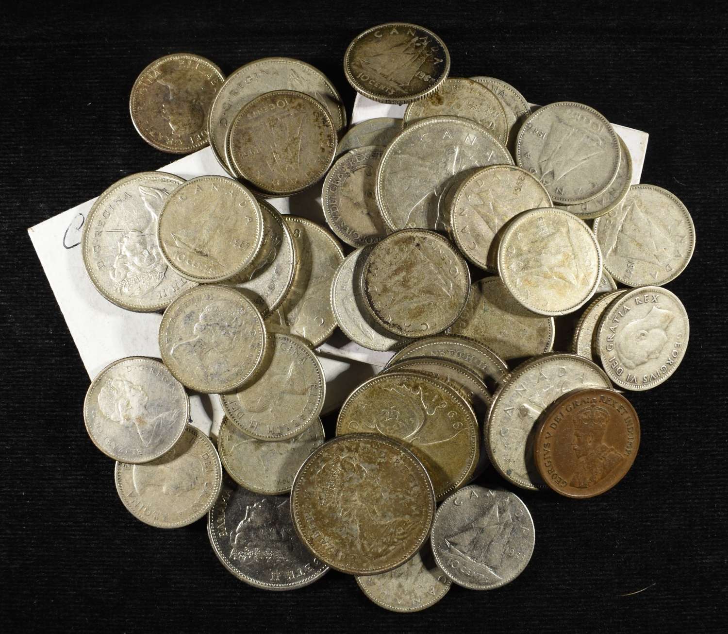 MOSTLY SILVER FOREIGN COINS
