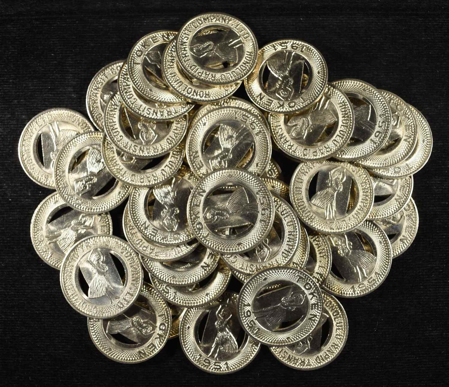 (40) 1951 HONOLULU RAPID TOKENS