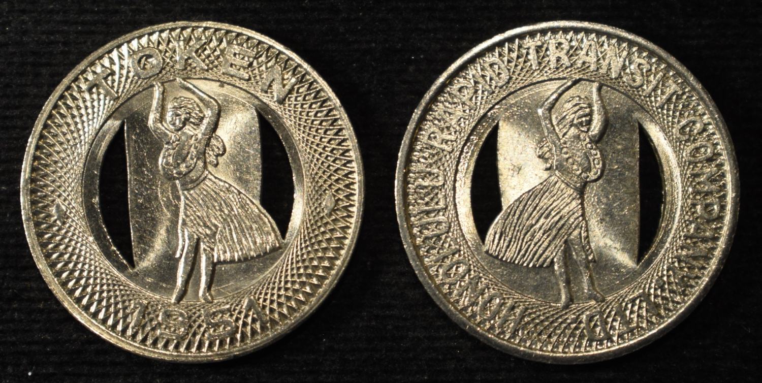 (40) 1951 HONOLULU RAPID TOKENS