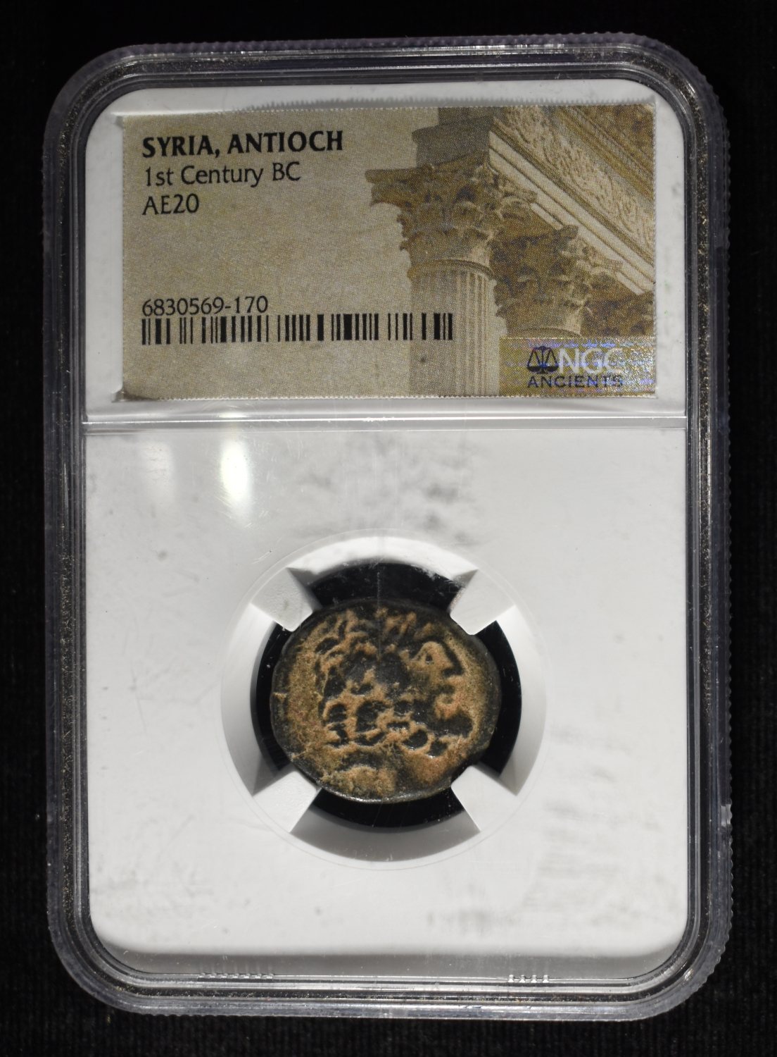 SYRIA, ANTIOCH 1ST CENTURY BC, AE20 NGC
