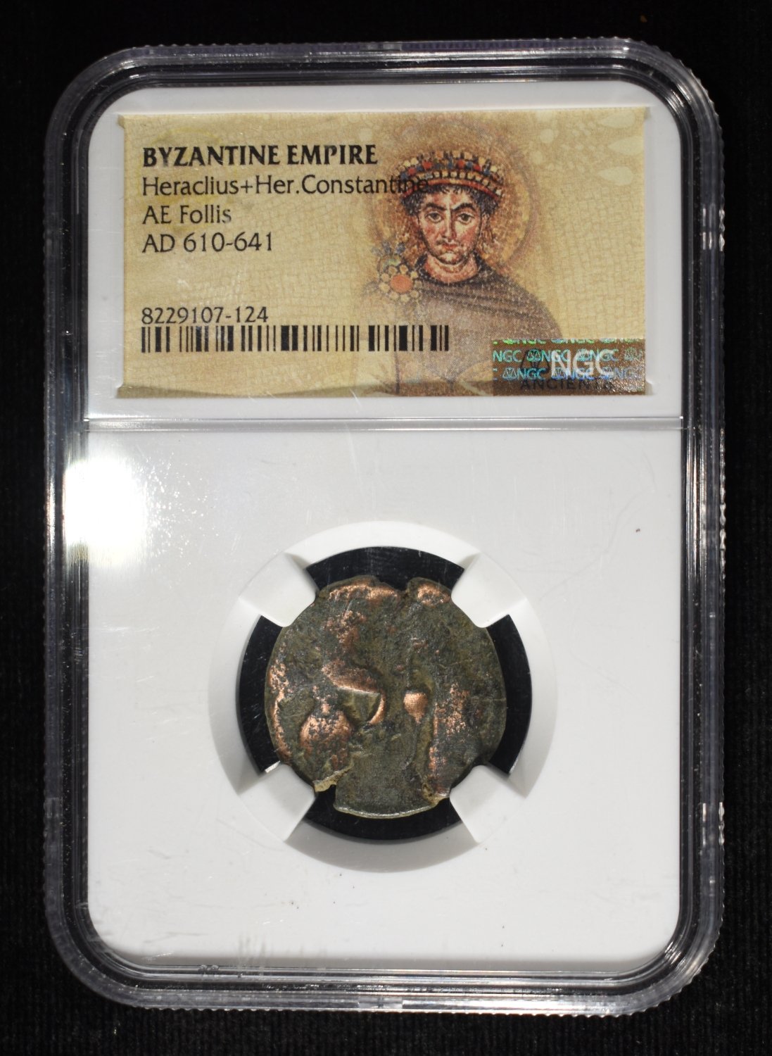 HERACLIUS+HER.CONSTANTINE, AD 610-641 NGC