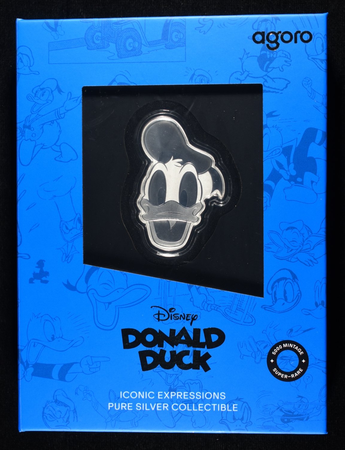 1/2 TROY OZ .999 SILVER DONALD DUCK