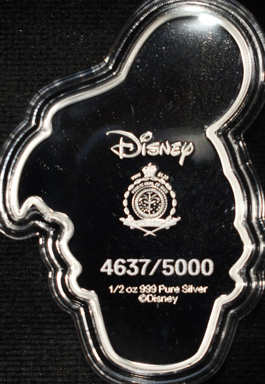 1/2 TROY OZ .999 SILVER DONALD DUCK