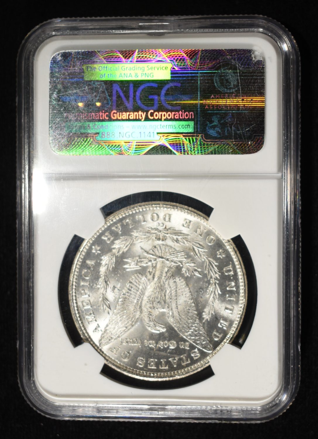 1883-CC MORGAN DOLLAR NGC MS-64