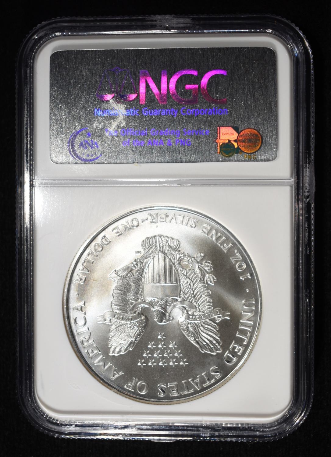 1994 AMERICAN SILVER EAGLE NGC MS69
