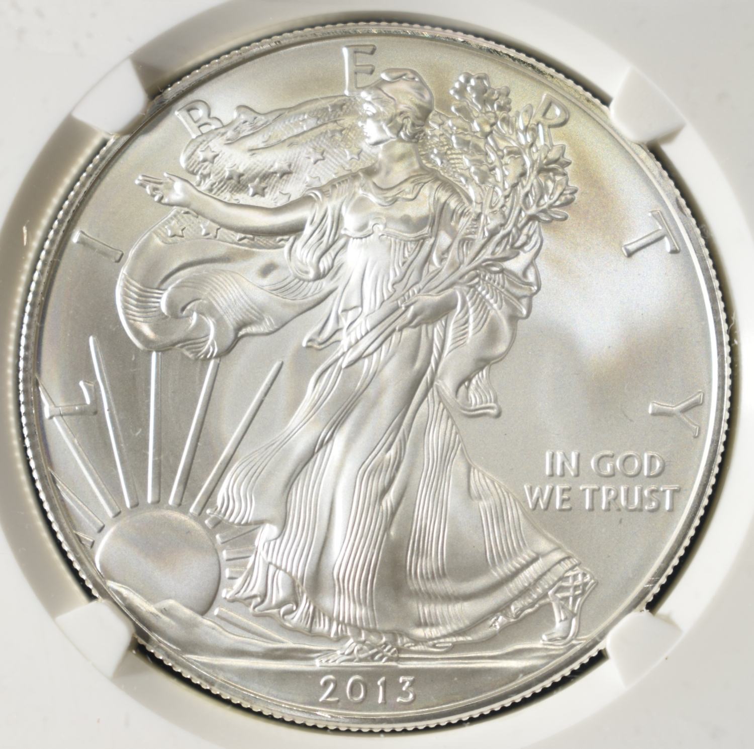 2013 AMERICAN SILVER EAGLE NGC MS70