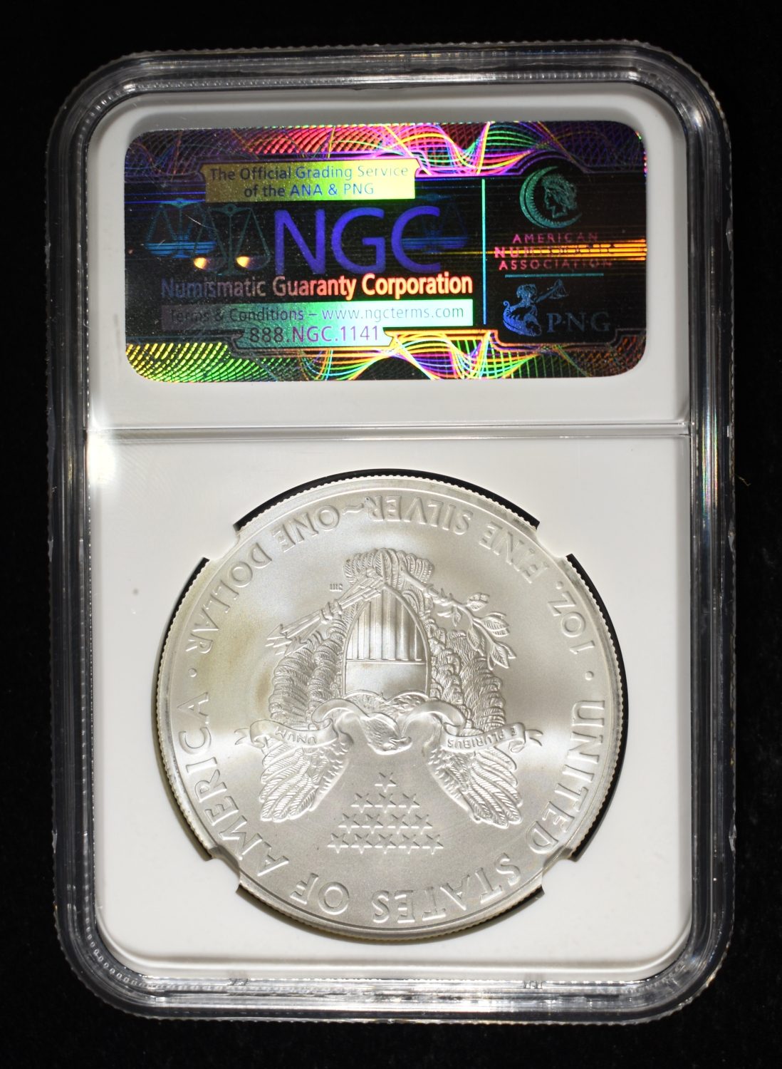 2013 AMERICAN SILVER EAGLE NGC MS70
