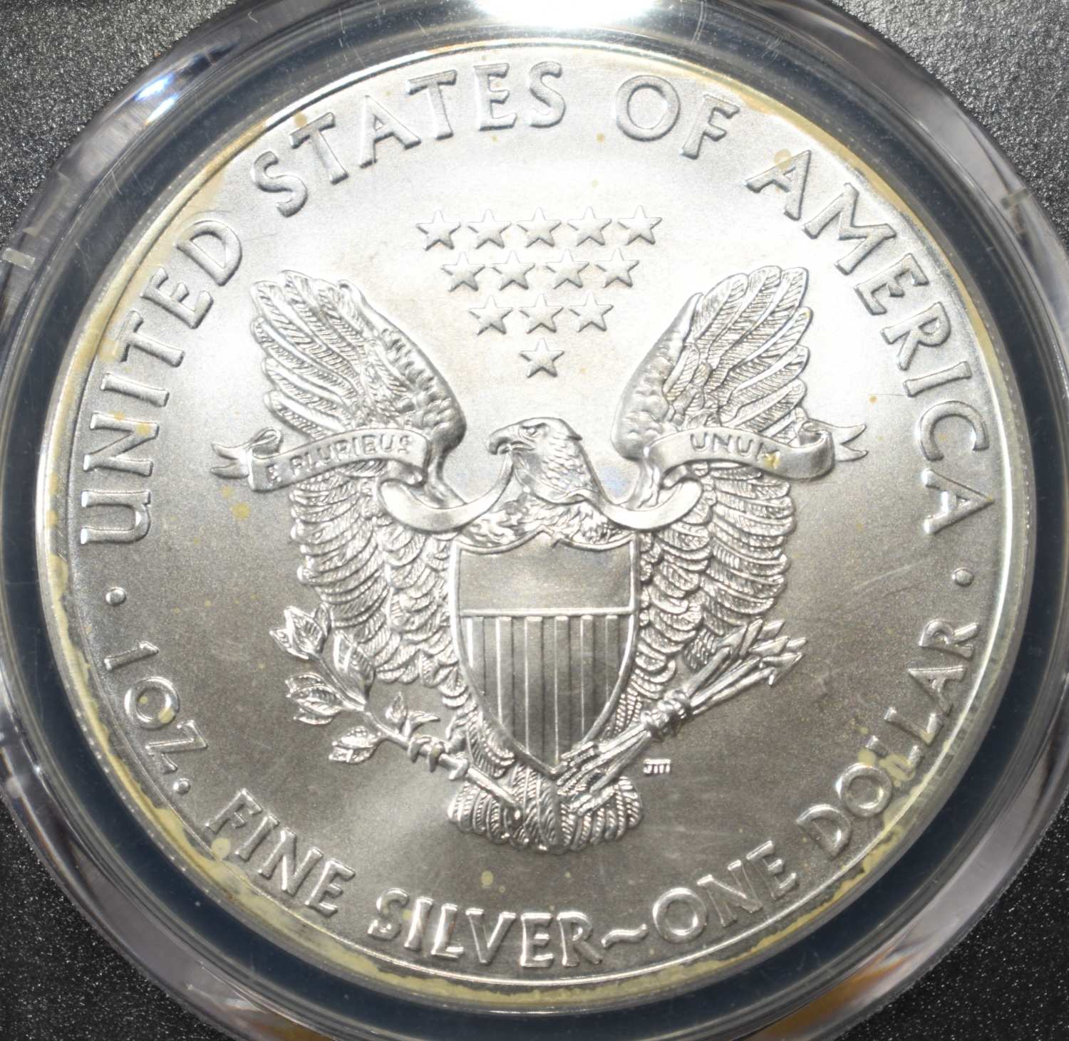 2015 AMERICAN SILVER EAGLE PCGS MS70