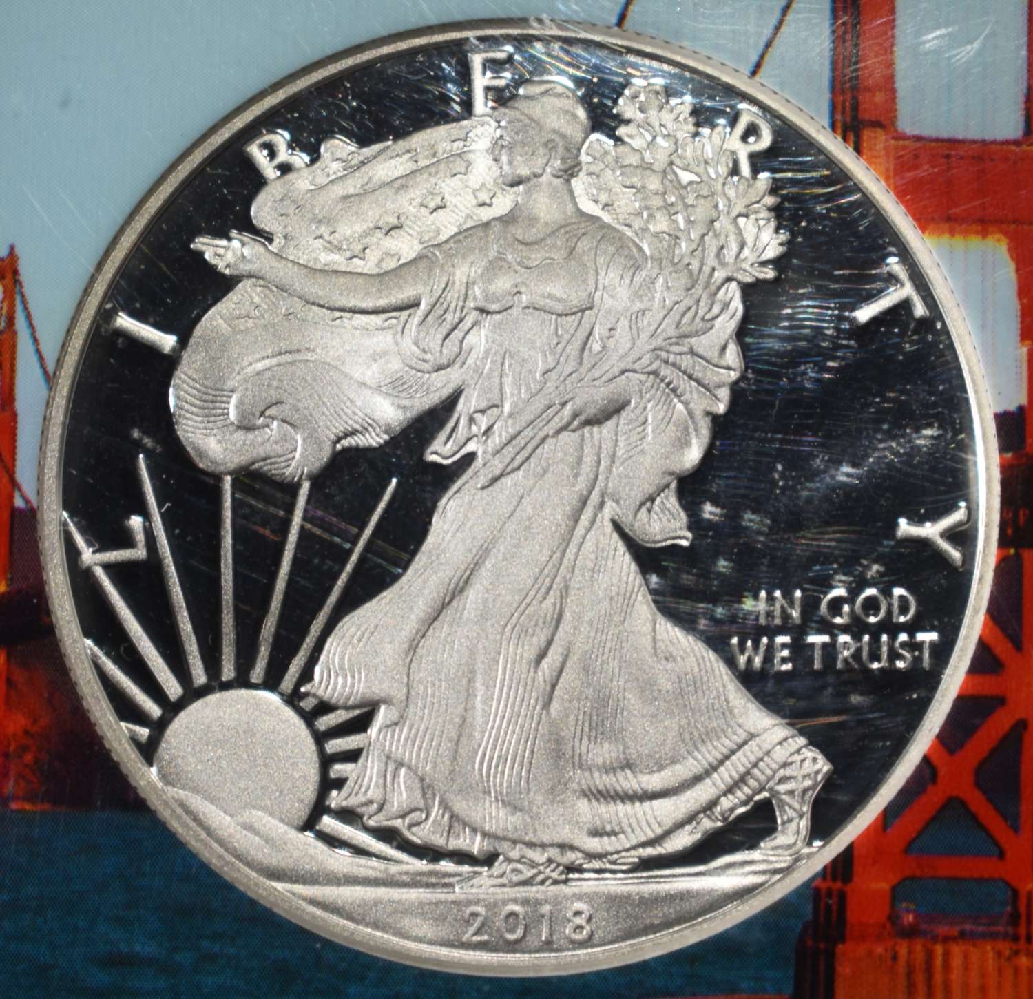 2018-S AMERICAN SILVER EAGLE NGC PF70 UCAM FDI