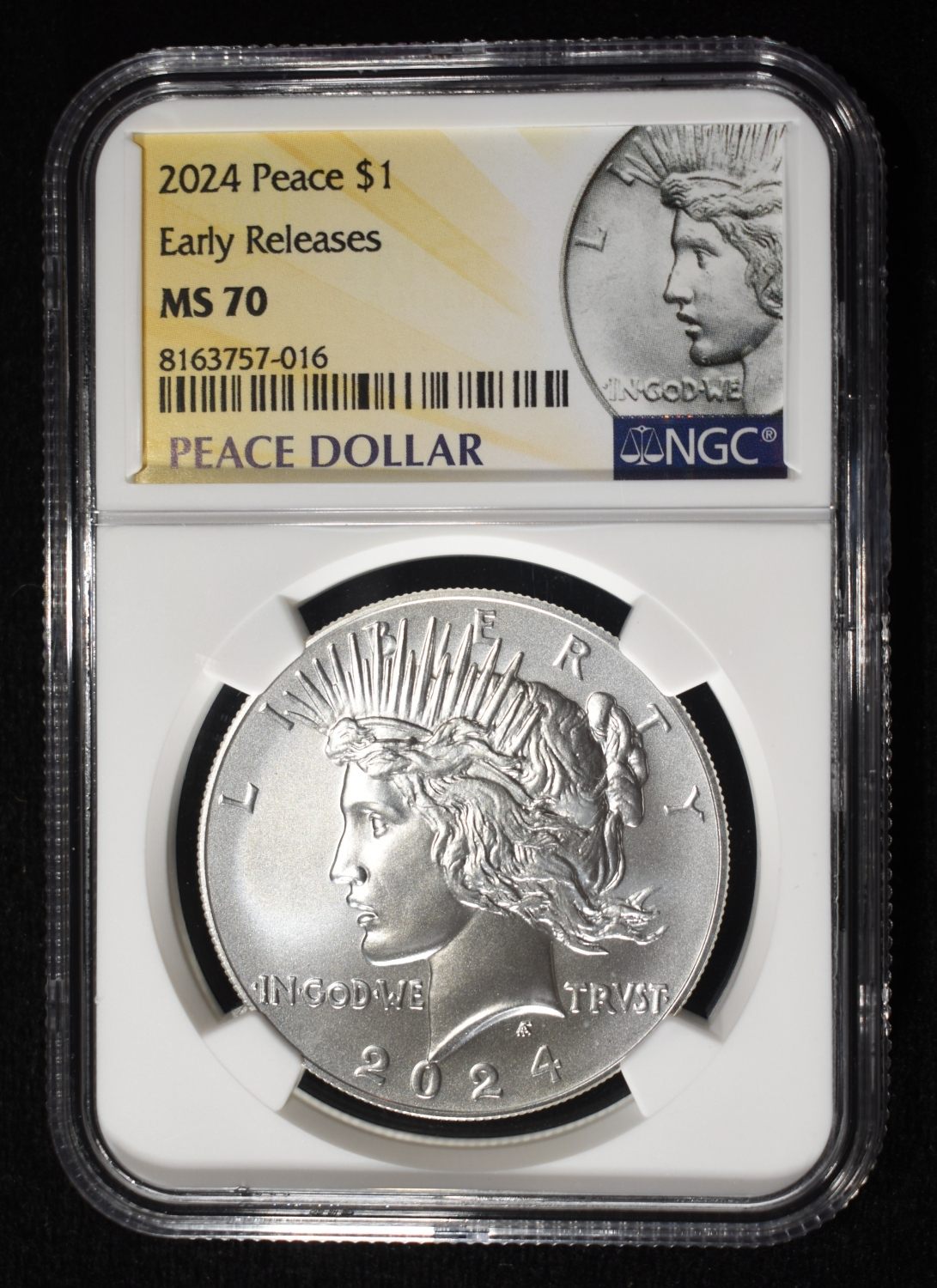 2024 PEACE DOLLAR NGC MS70 EARLY RELEASES