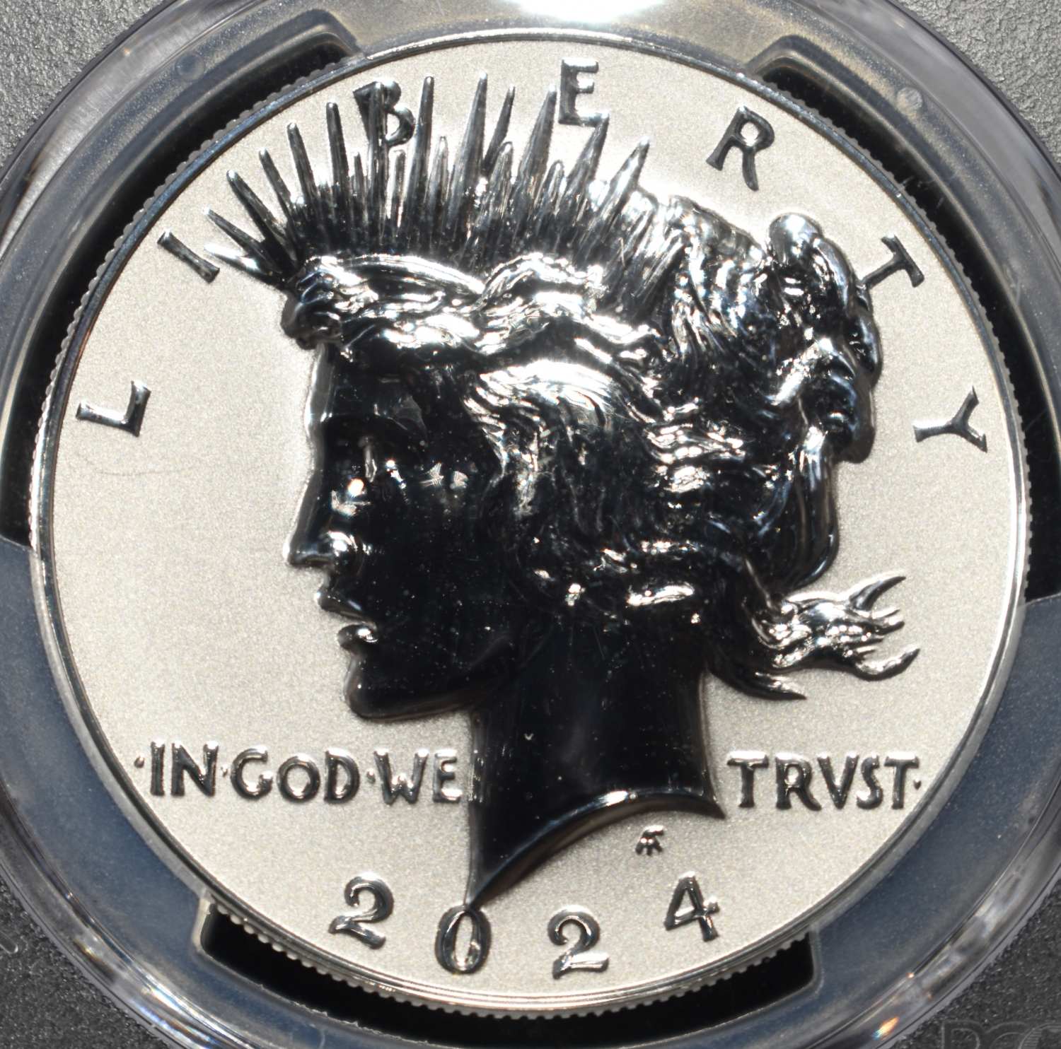 2024-S PEACE DOLLAR REV PR PCGS PR70 FDI