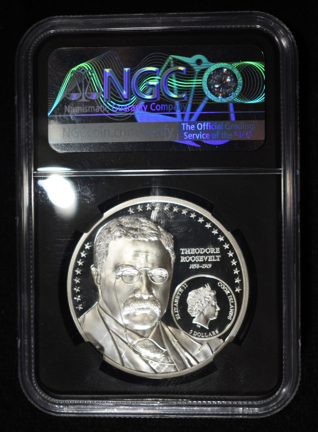2022 COOK ISLANDS ROOSEVELT NGC PF-70 ULTRA CAM