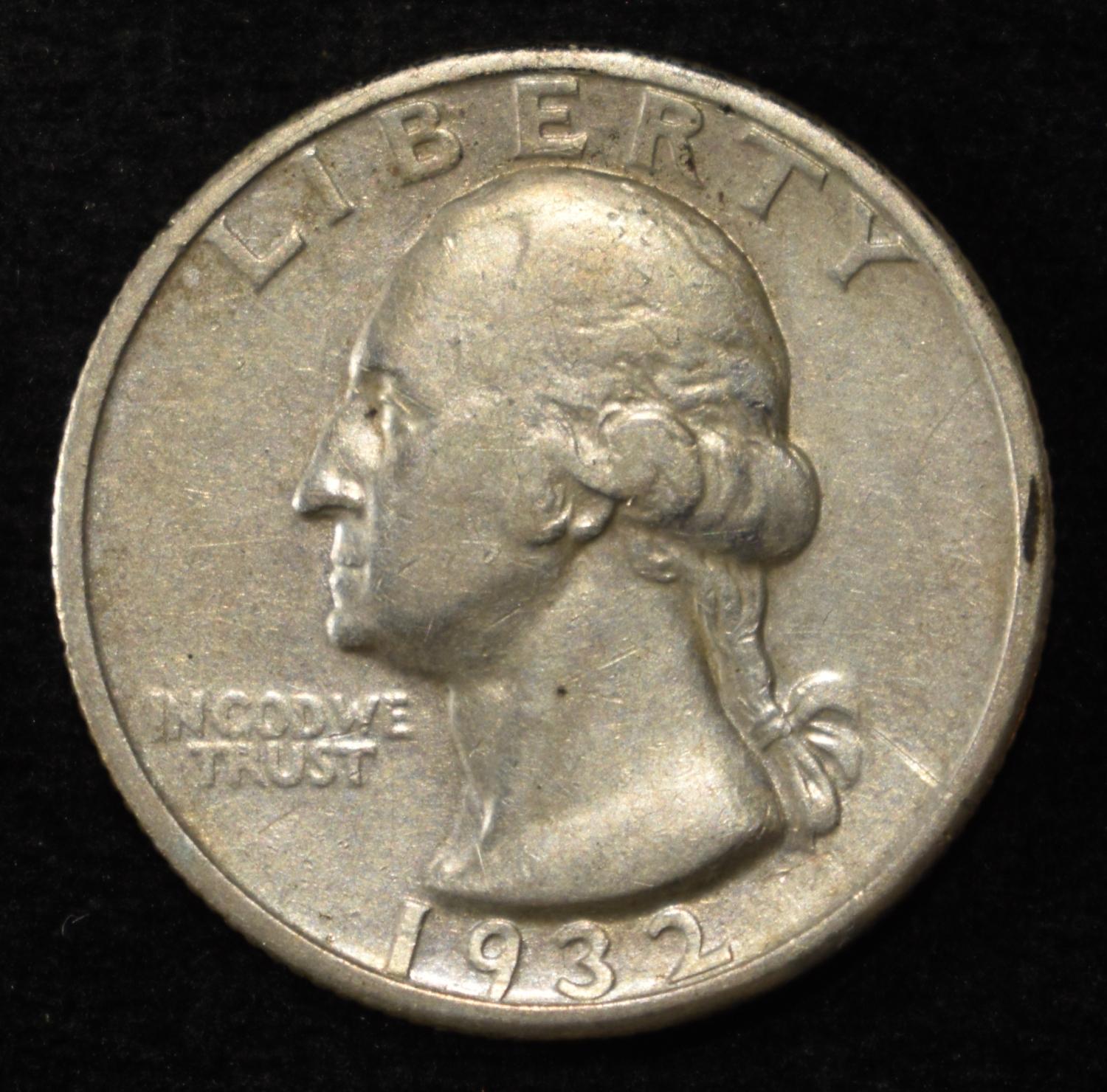 1932-S WASHINGTON QUARTER XF
