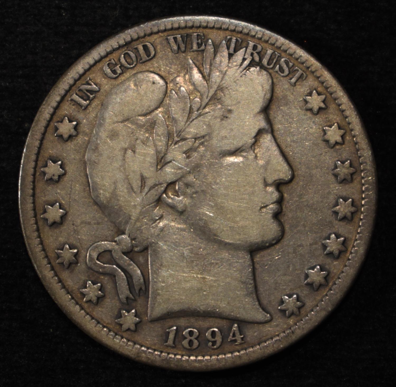 1894 BARBER HALF DOLLAR FINE
