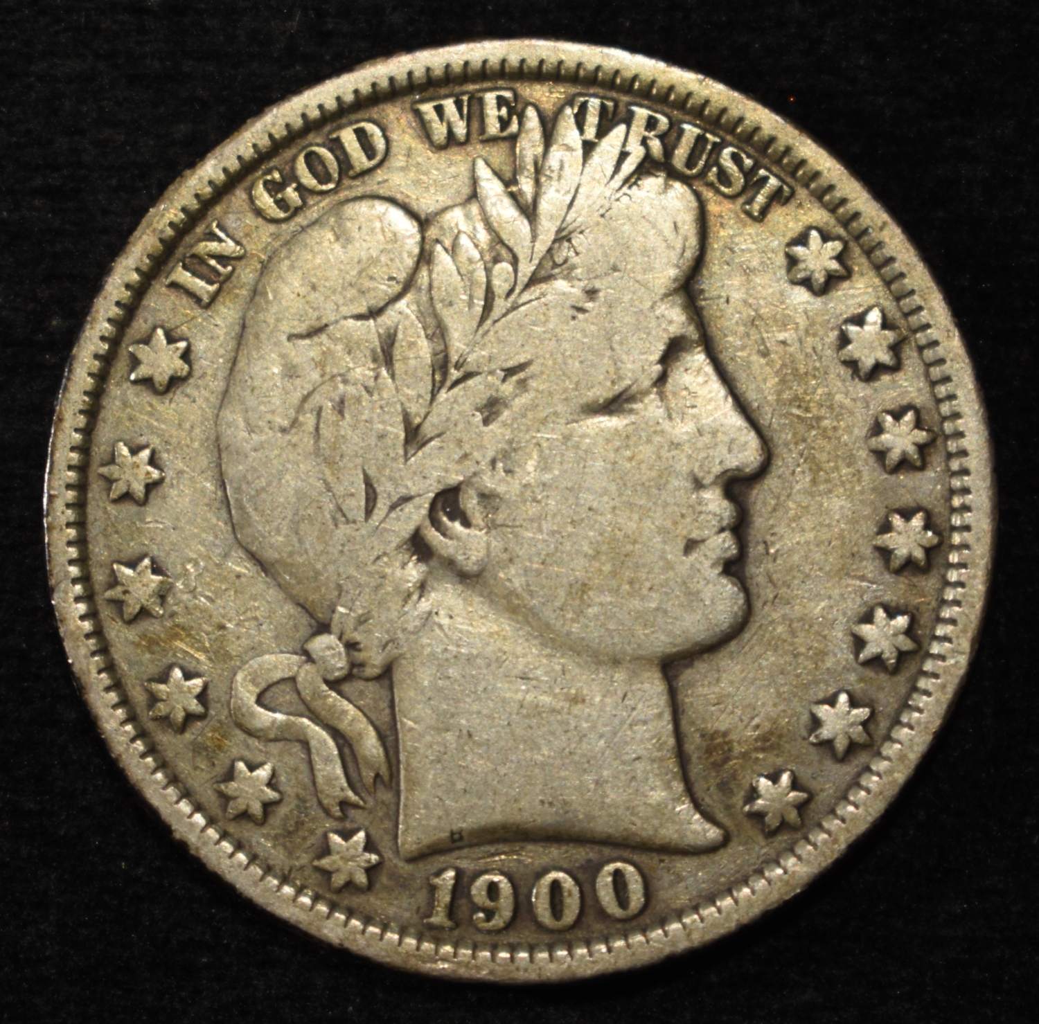 1900 BARBER HALF DOLLAR FINE