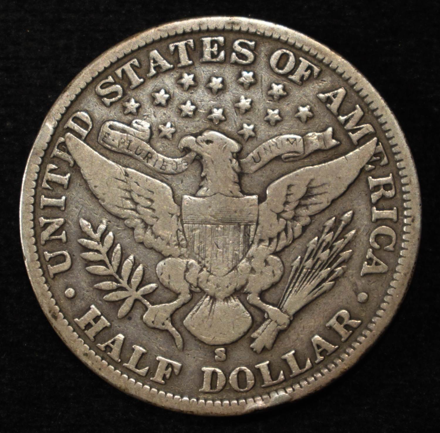 1903-S BARBER HALF DOLLAR FINE