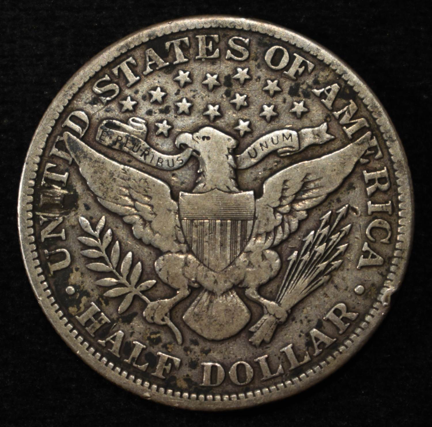 1905 BARBER HALF DOLLAR VF