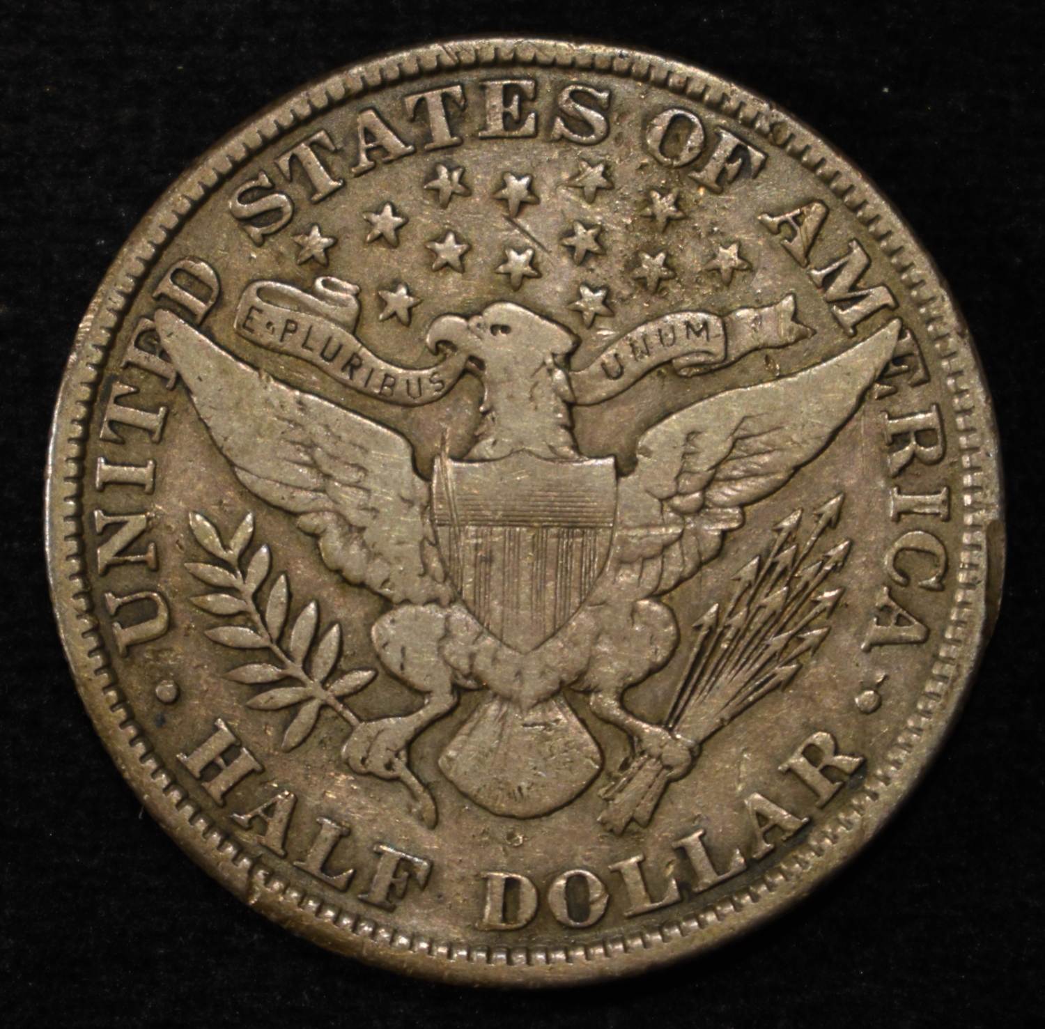 1906 BARBER HALF DOLLAR VF/XF