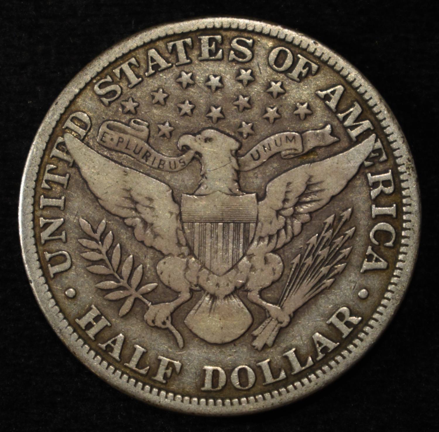 1908 BARBER HALF DOLLAR FINE