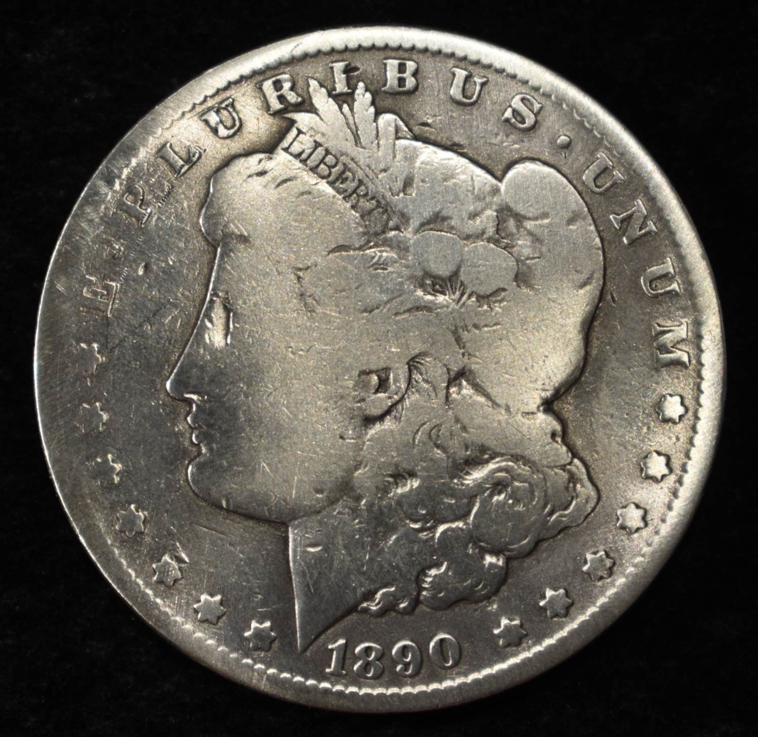 1890-CC MORGAN DOLLAR